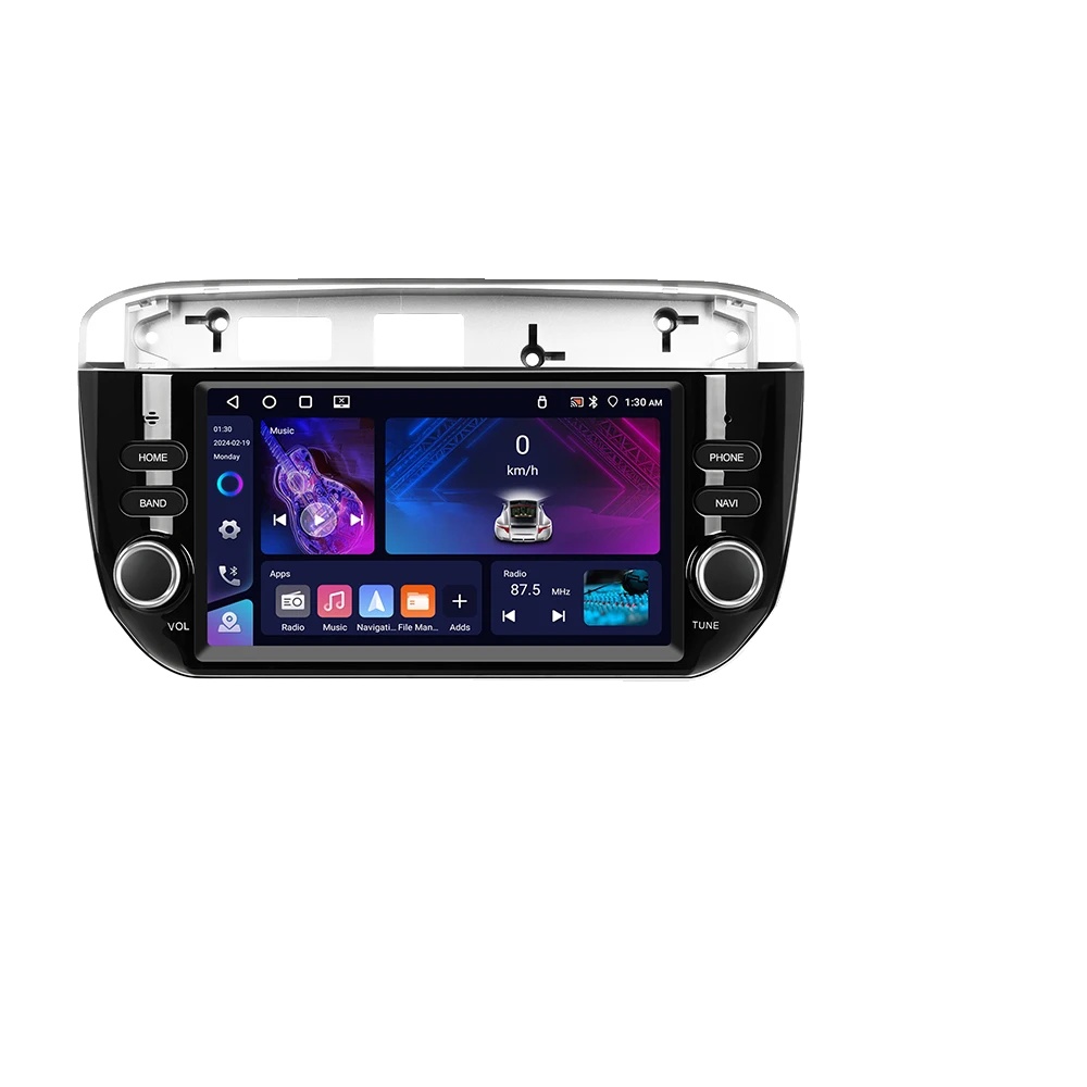 Autoradio, Touchscreen, Smartphone-integration, Kompatibel Mit Fiat Punto 2012-2015, 4g 64g Mic Cam