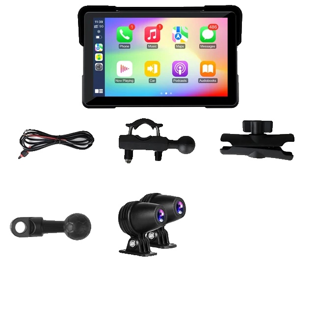 Motorrad Dvr, 2k Auflösung, Kabelloses Carplay Und Android Auto, Keine, Moto Dvr