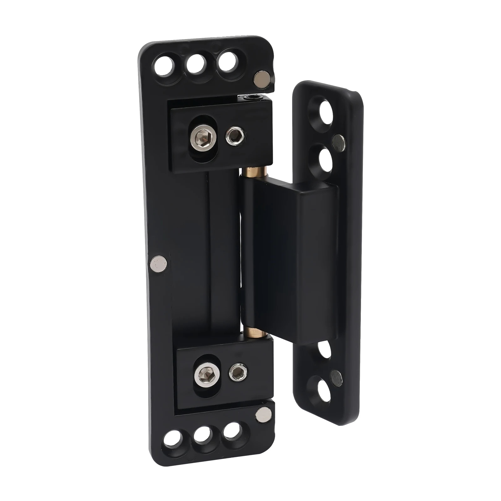 Versteckte Türscharnier, Zinklegierung Konstruktion, 110° Verstellbarer Bereich, 60 Kg Maximale Tragfähigkeit, Gesamtgröße 12x3,7x2,2 Cm, Nettogewicht