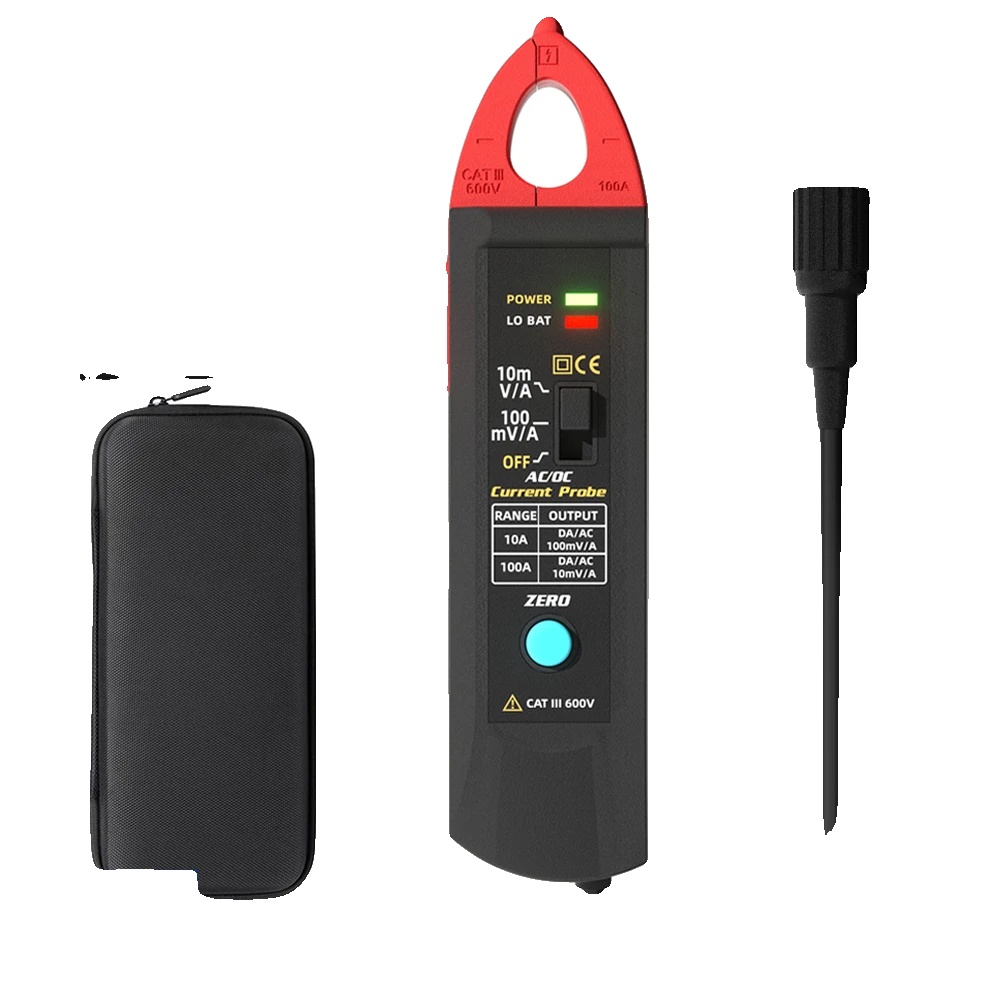 Stromzangenadapter, Misst Ac/dc Von 10ma Bis 100a, Zangen Größe Geeignet Für 30mm Leiter, Kompatibel Mit Oszilloskopen, Galvanische Isolation Für
