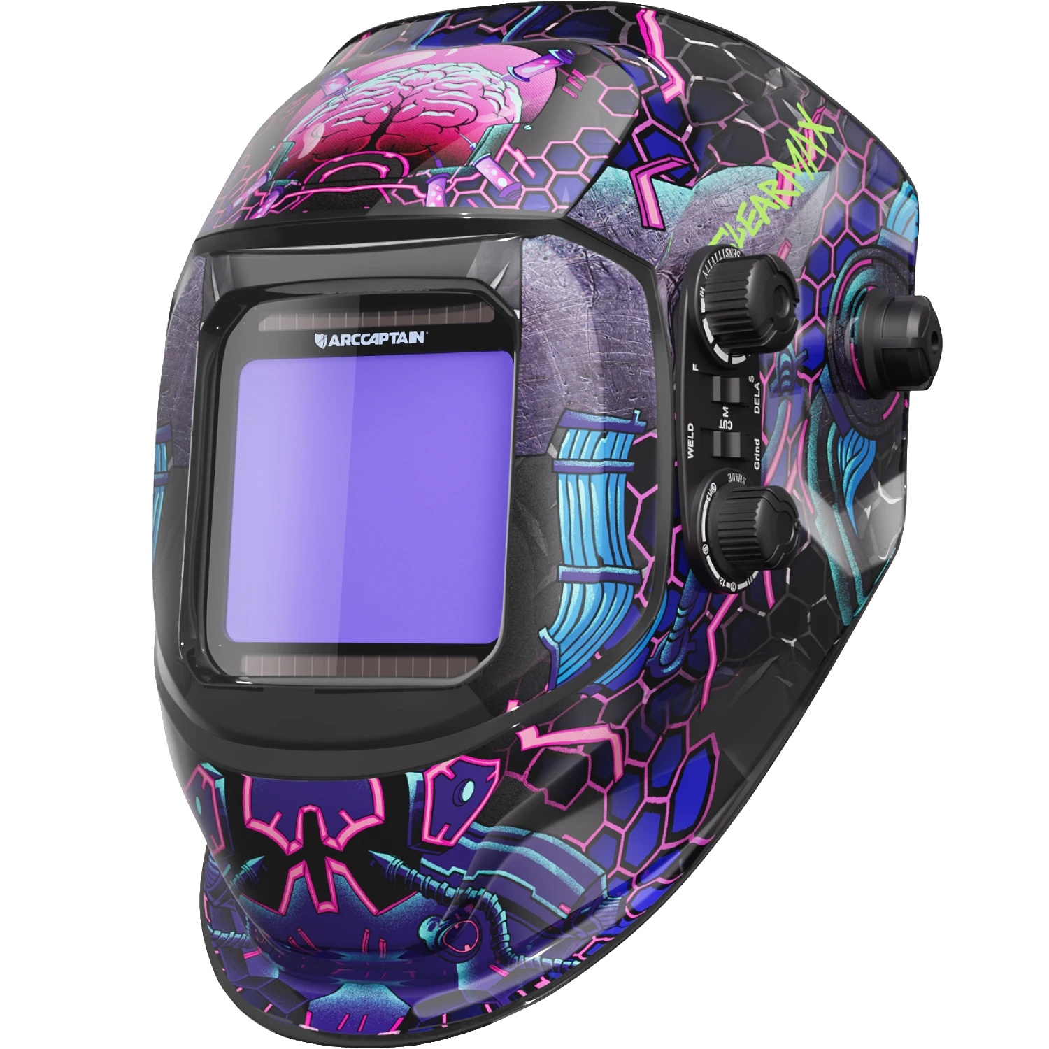 Auto-dunkelungs-schweißhelm, Leichtes Design, True Color-objektiv, Ar-wc026