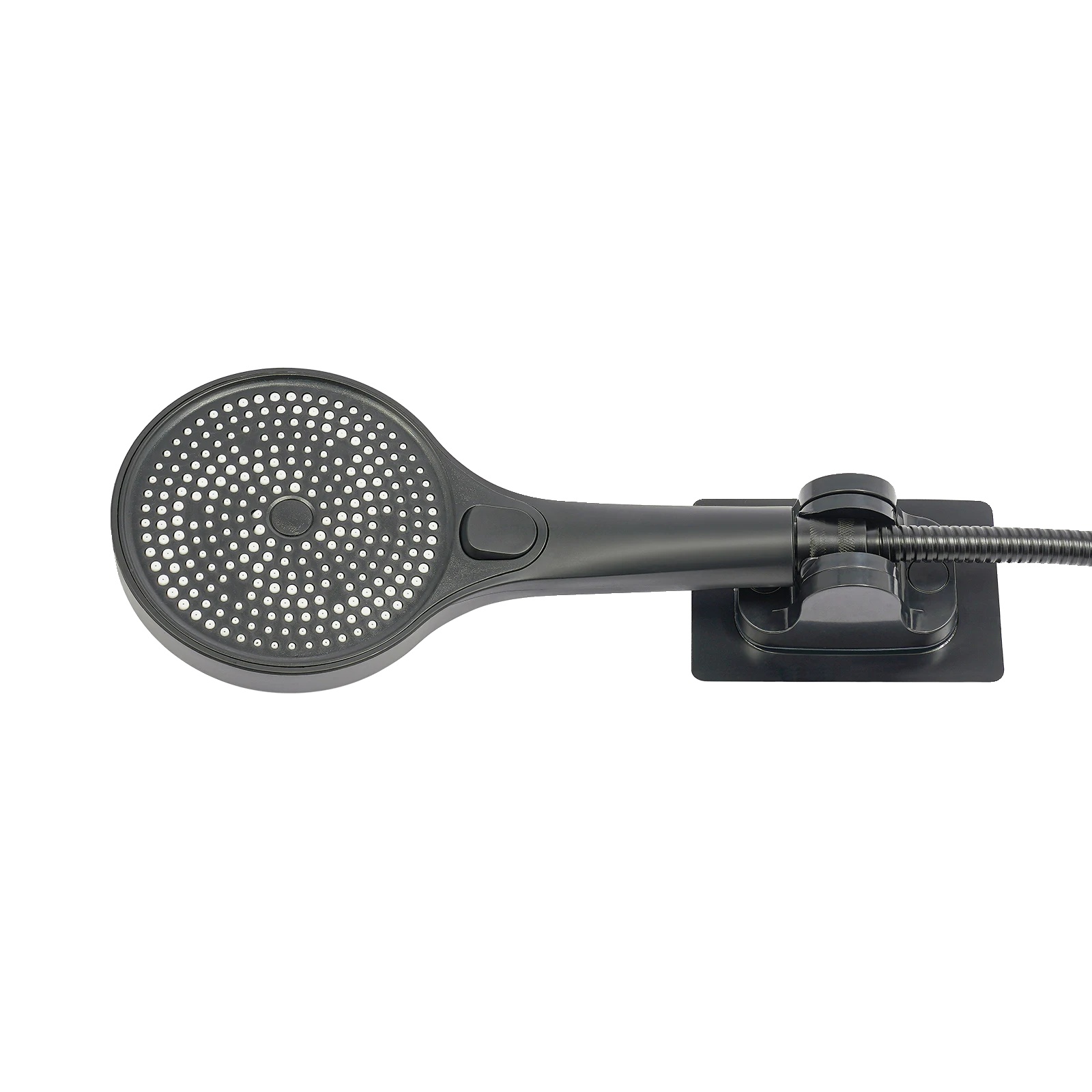 Duschset, 3 Sprühmodi, Wandmontage, Schwarz