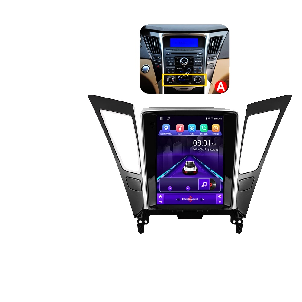 Autoradio, Touchscreen, Hochwertiger Audioausgang, Kompatibel Mit Hyundai Sonata Yf 8 2010 - 2018 Kabellos, P1 (1gb 32gb) -typ A
