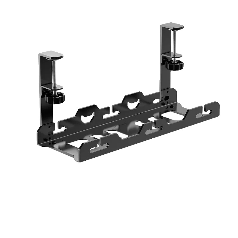 Kabelmanagement-tray, Langlebige Metallkonstruktion, Einfache Installation, Schwarz-40cm