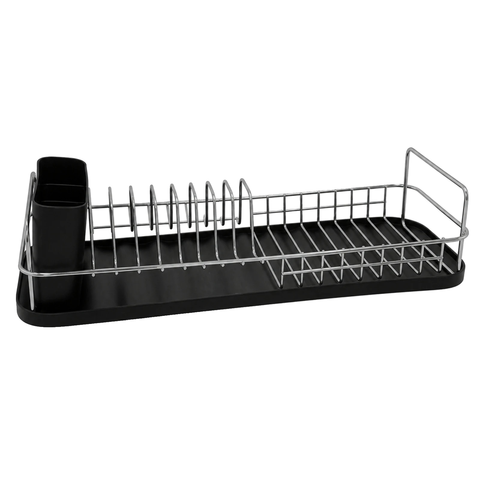 Geschirrständer, Abnehmbarer Tropfbehälter, Rutschfeste Basis, 47.416.812cm