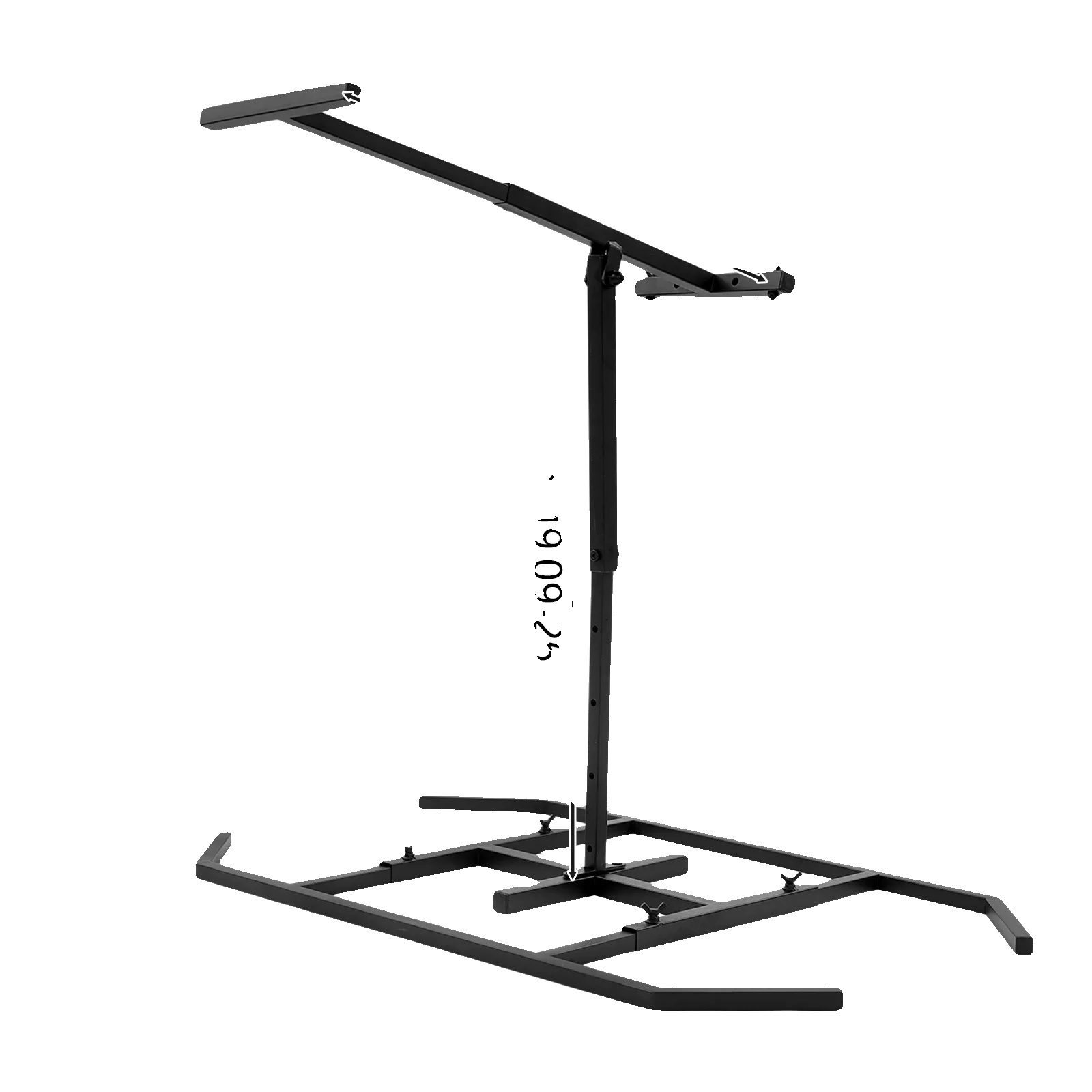Manueller Müllverdichter, Robuste Stahlkonstruktion, Verstellbares Design, Schwarz