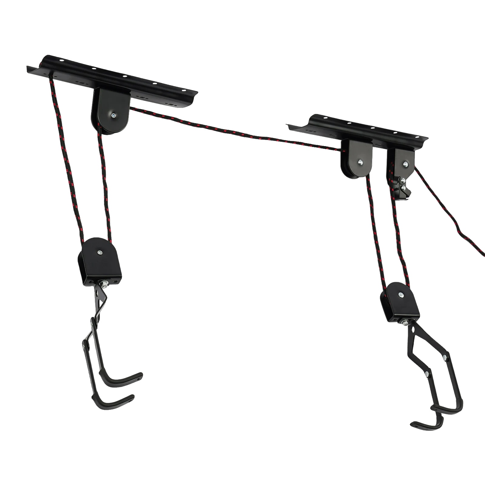 Fahrradlift, 60 Kg Tragfähigkeit, Stahlmaterial, 12 Cm X 6,4 Cm X 3,8 Cm Abmessungen, Kratzfester Haken, Sicherheitsgurt Enthalten