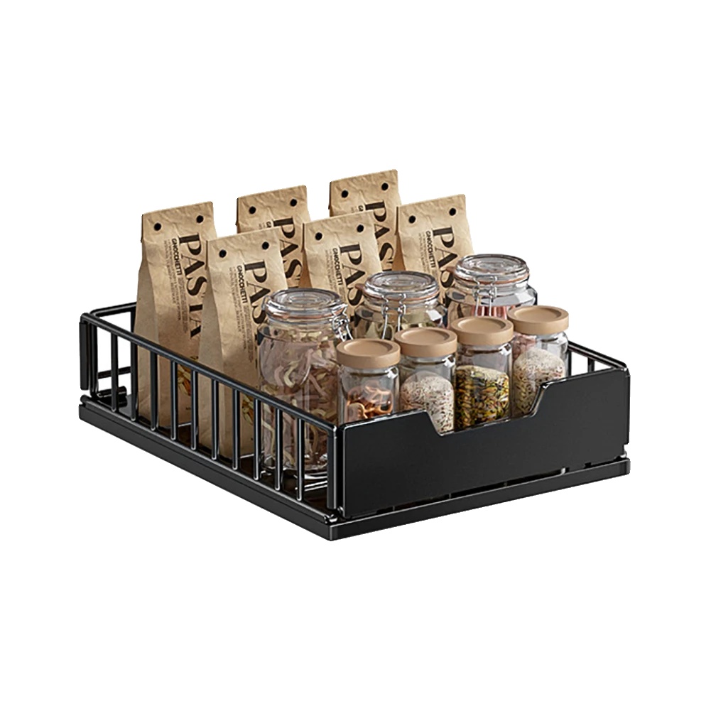 Schrankorganizer, Ausziehbares Design, Vielseitige Aufbewahrungslösung, Normaltyp-a, Breite 25cm-a