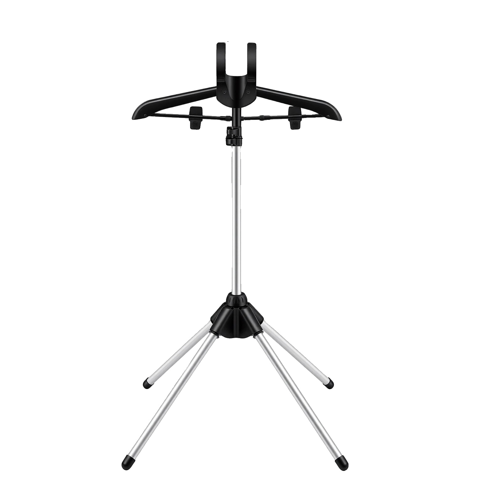 Kleiderbügel, Verstellbare Höhe, Faltbares Design, Schwarz