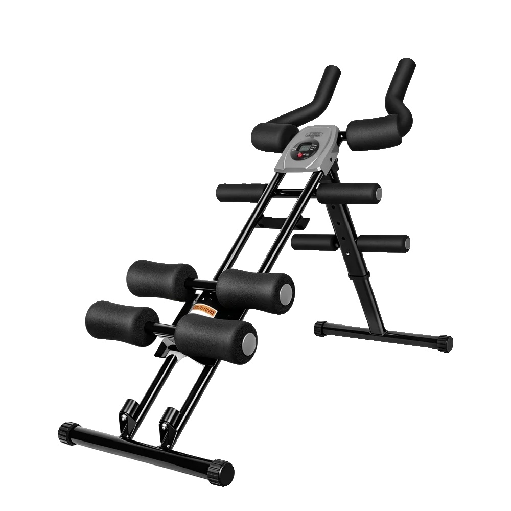 Bauchtrainer, Faltbares Design, Multifunktionales Training, Schwarz
