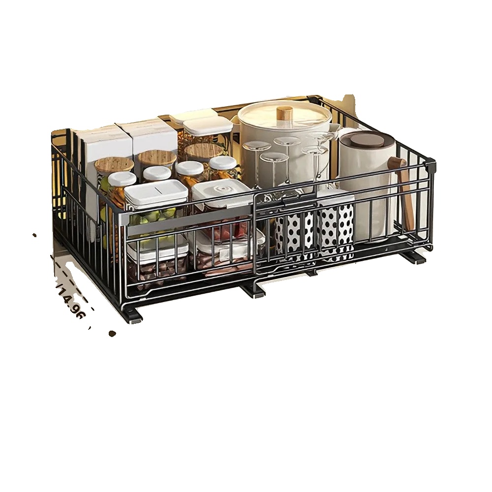 Schrankorganizer, Verstellbares Design, Geräuschloser Betrieb, Rack-1pc
