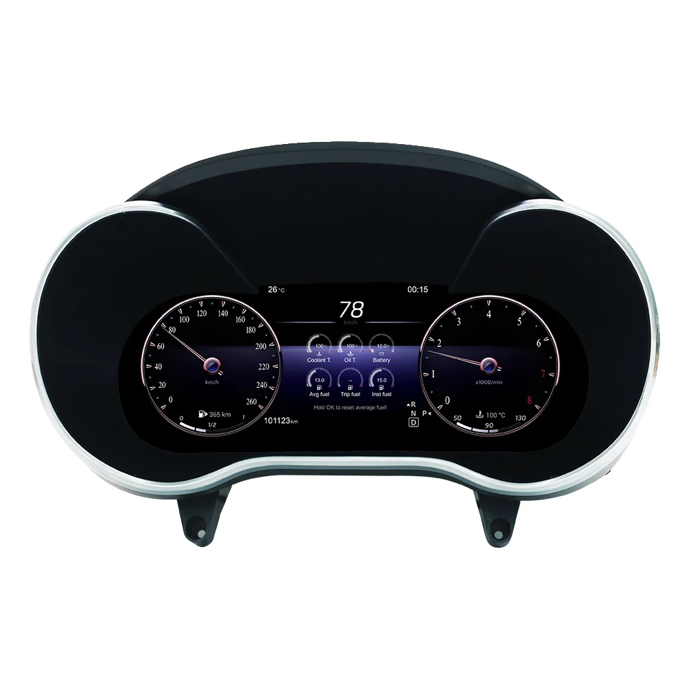 Digitales Dashboard-instrumentencluster, 12,3" Lcd-bildschirm, Behält Die Ursprünglichen Funktionen, Für Mercedes Benz C200l C/glc W205/w253 2015-2019