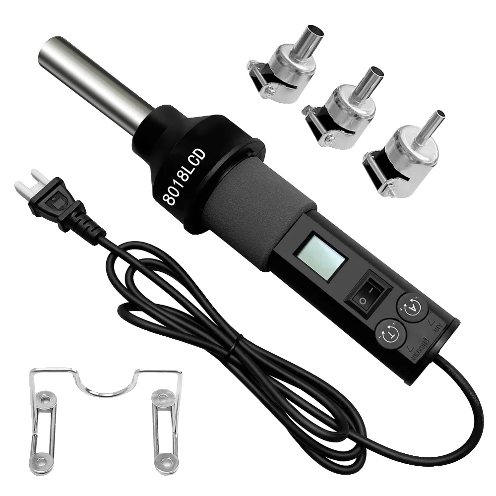 Heißluftgebläse, Einstellbare Temperatur, Lcd-display, 8018 Eu-stecker