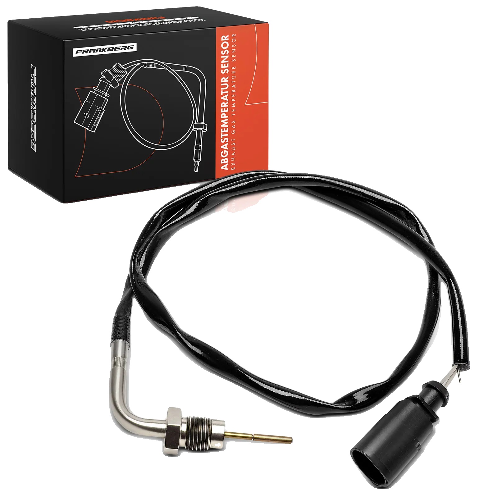 Temperatursensor, Länge 807 Mm, Kabellänge 762 Mm, Gewindegröße M14x1,5, Anschlusskontakte 2, Oem-nr. 04l906088es