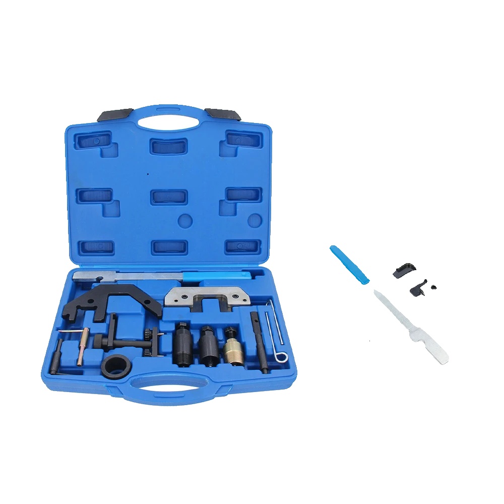 Timing-werkzeugset, Langlebiger Stahl, 12-25 Cm Abmessungen, Kompatibel Mit M41 M51 M47 M57 Motoren, 10-teiliges Set, Inklusive Aufbewahrungsbox