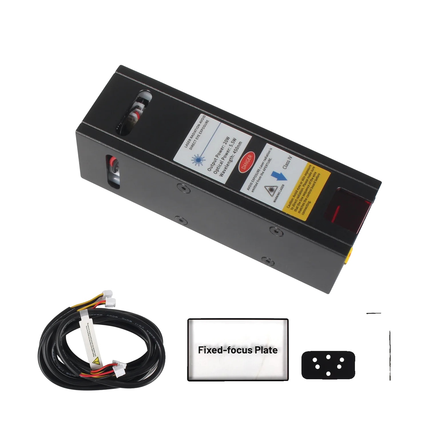 Laser-modul, Pwm-steuerung, Vielseitige Kompatibilität, 20w 33x33mm