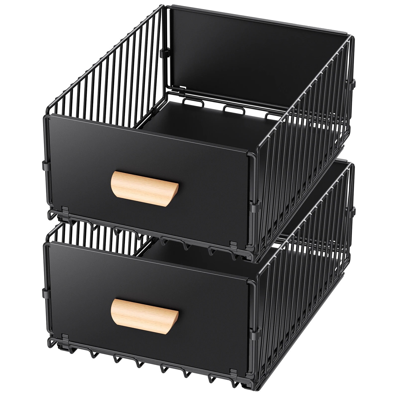Schubladenorganisator, Verstellbares Design, Langlebige Metallkonstruktion, 2stück