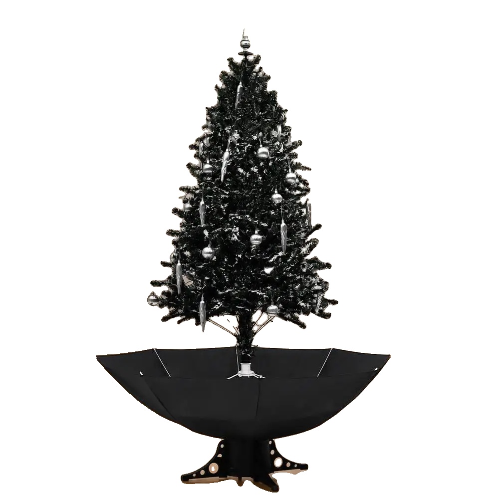 Weihnachtsbaum, Schirmständer, Pvc-material, Schwarz