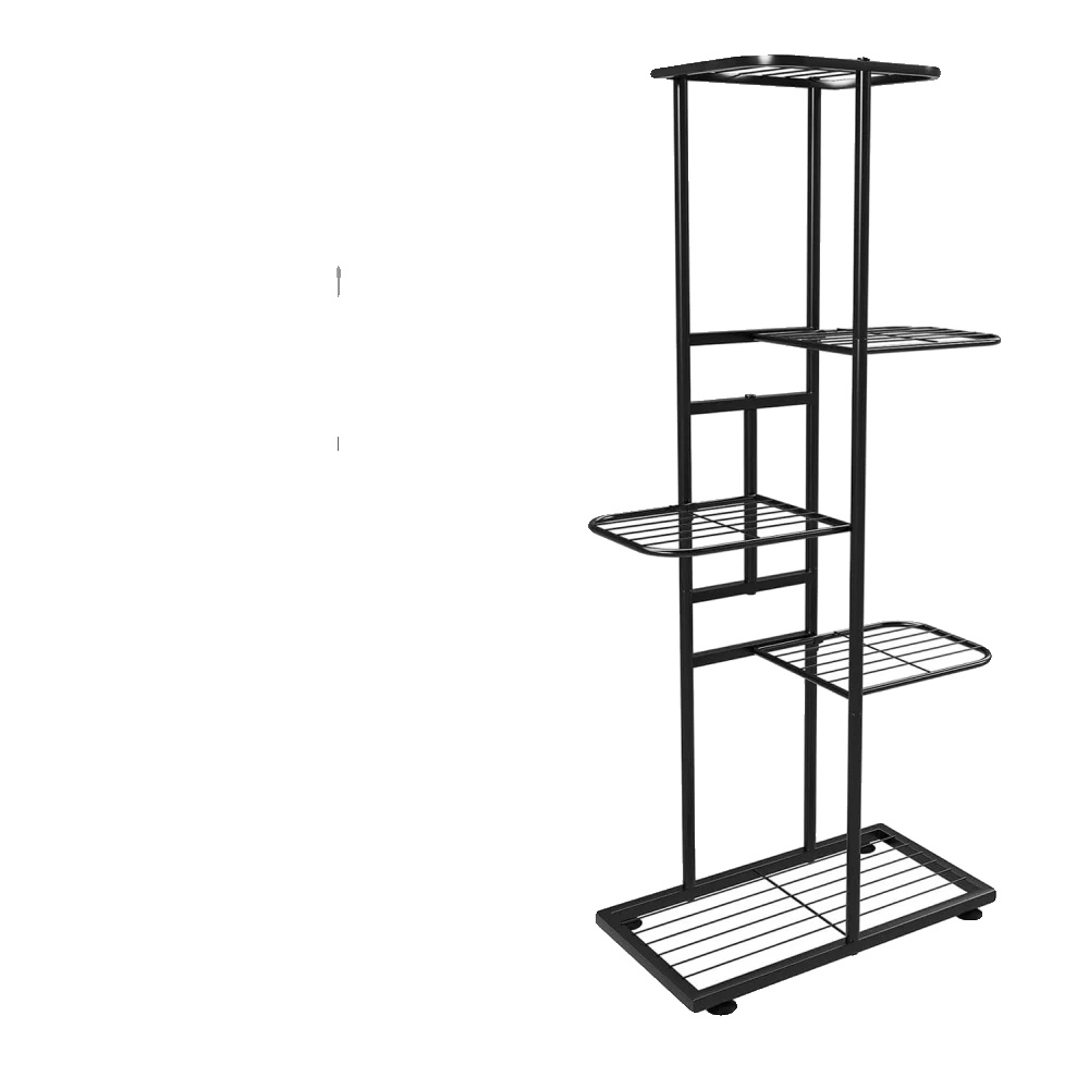 Pflanzenregal, 5-stöckiges Vertikales Design, Langlebige Eisenkonstruktion, 5-stöckiges Vertikales Pflanzenregal