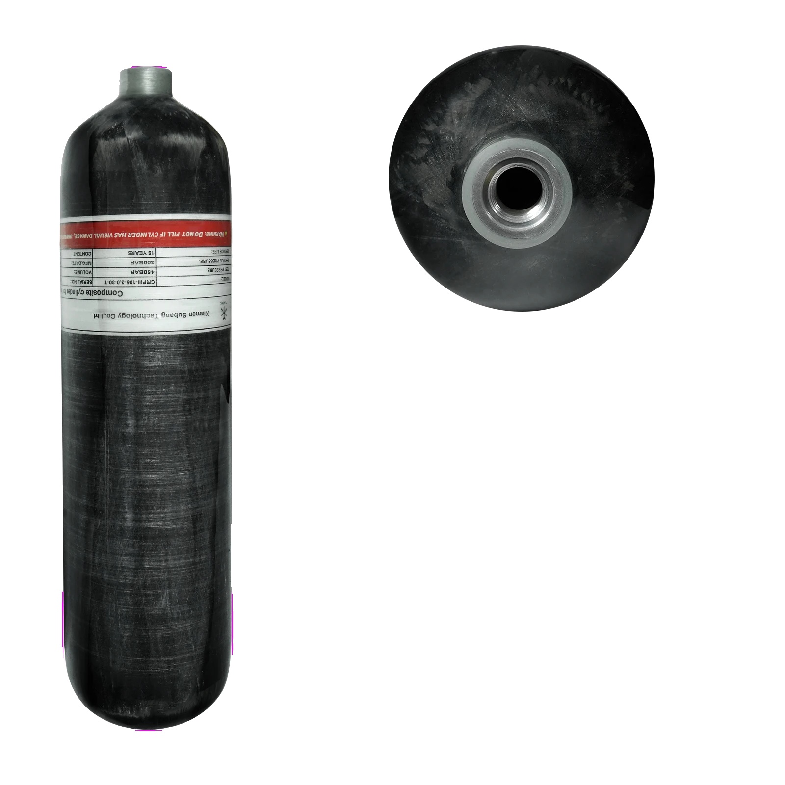 Hochdrucktank, Kohlefaser-konstruktion, 3l Volumen, 3l