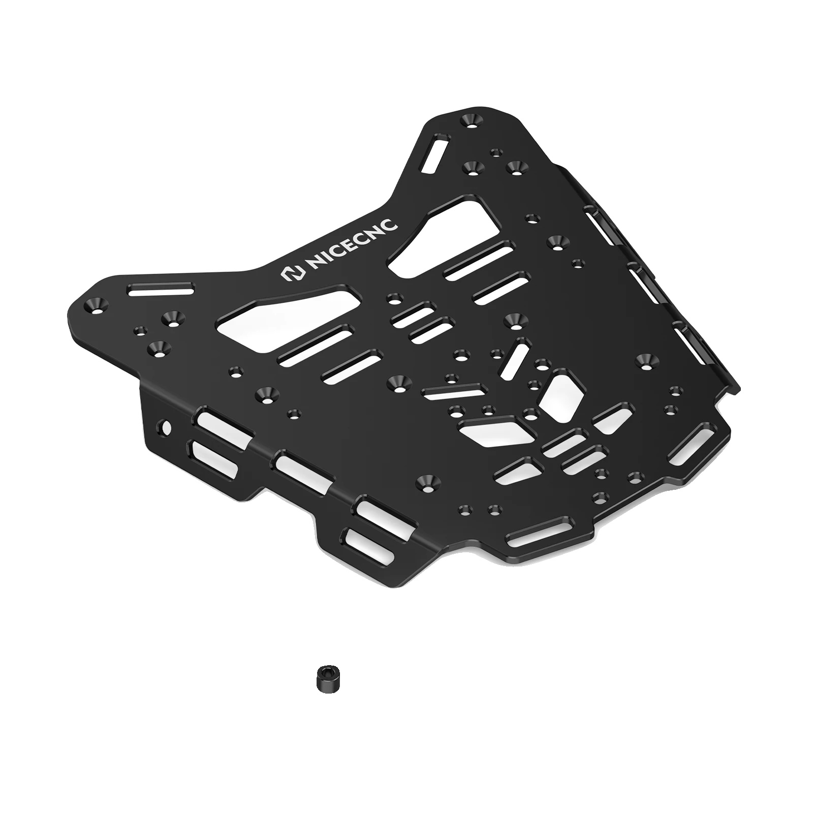 Hinterer Gepäckträger, Hochfester Aluminium, Kompatibel Mit Schnellverschluss-topcases, Schwarz