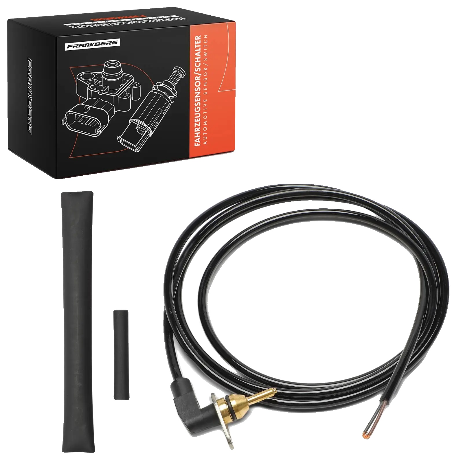 Temperatursensor, Langlebiger Kunststoff, 10cm X 5cm X 2cm, Geeignet Für Scania P G R T-serie, 2 Anschlüsse, Einschließlich Dichtungsring
