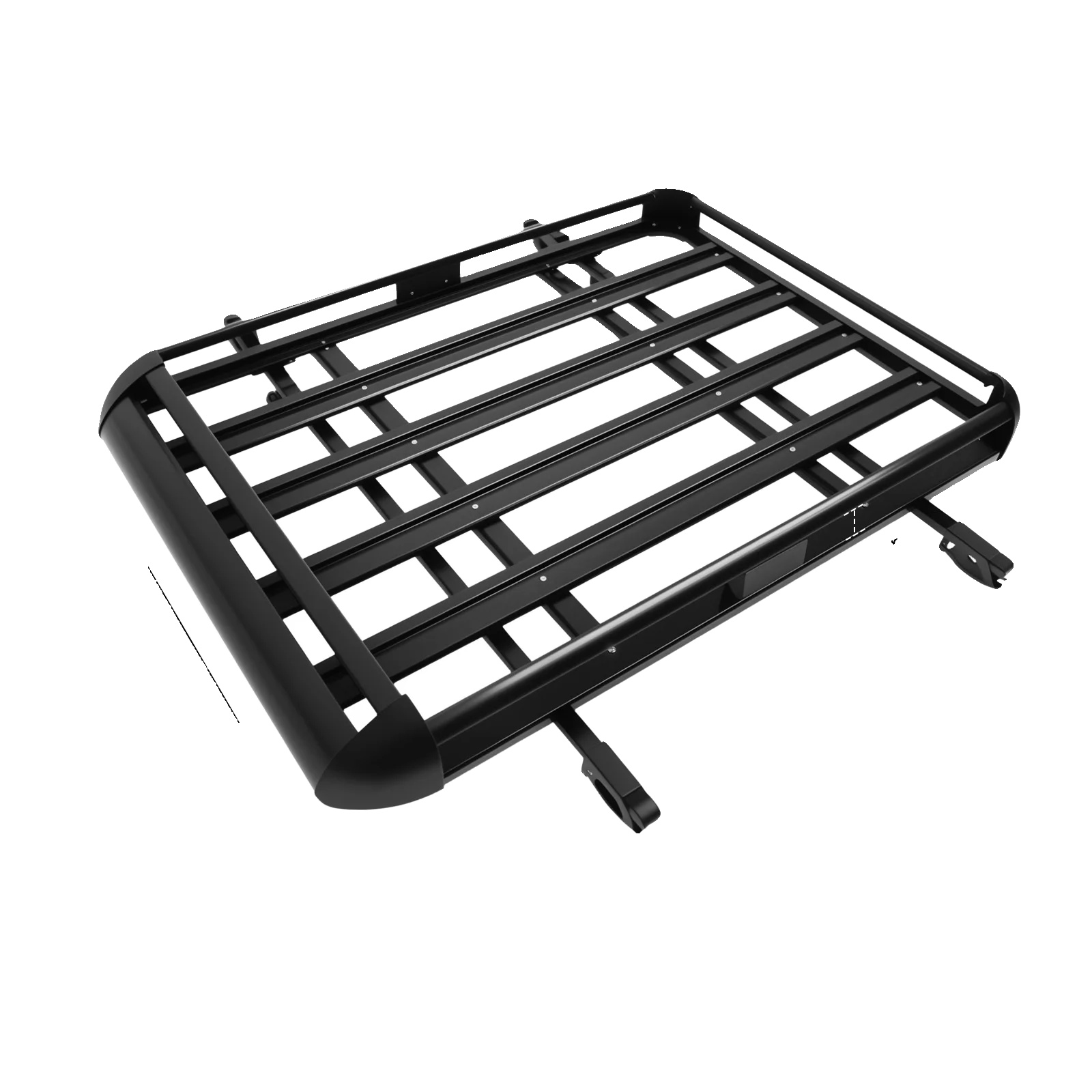Dachständer, Verstellbare Breite, Maximale Tragfähigkeit 150 Kg, Schwarz