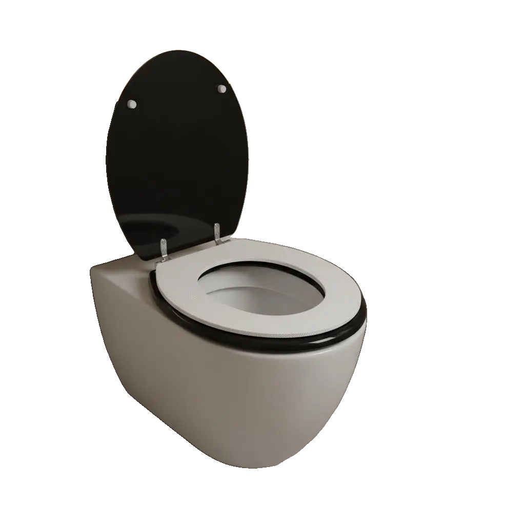 Toilettensitz, Mdf-abdeckung, Einfache Installation, Armeegrün