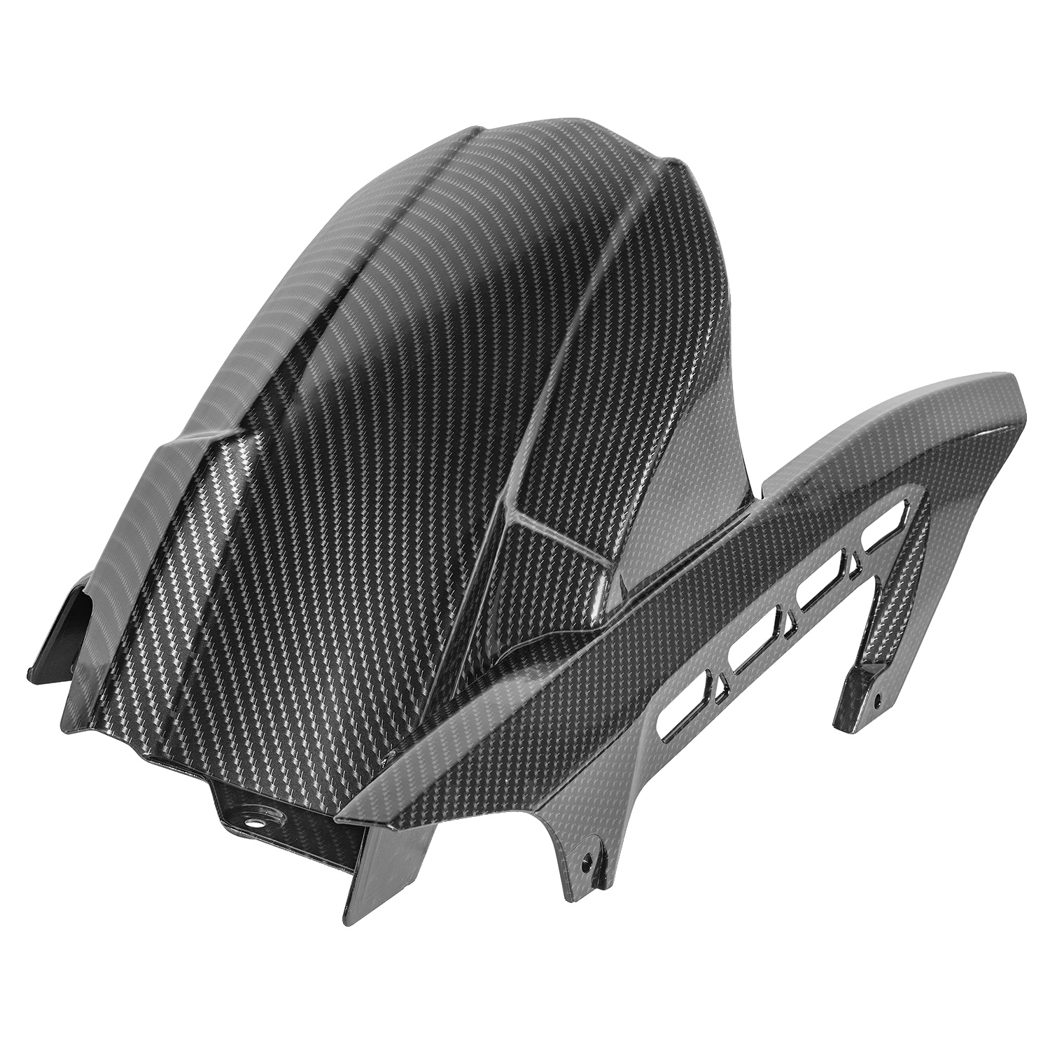 Hinterradschutzblech, Leichtes Design, Uv-beständige Beschichtung, Karbonfaser-look