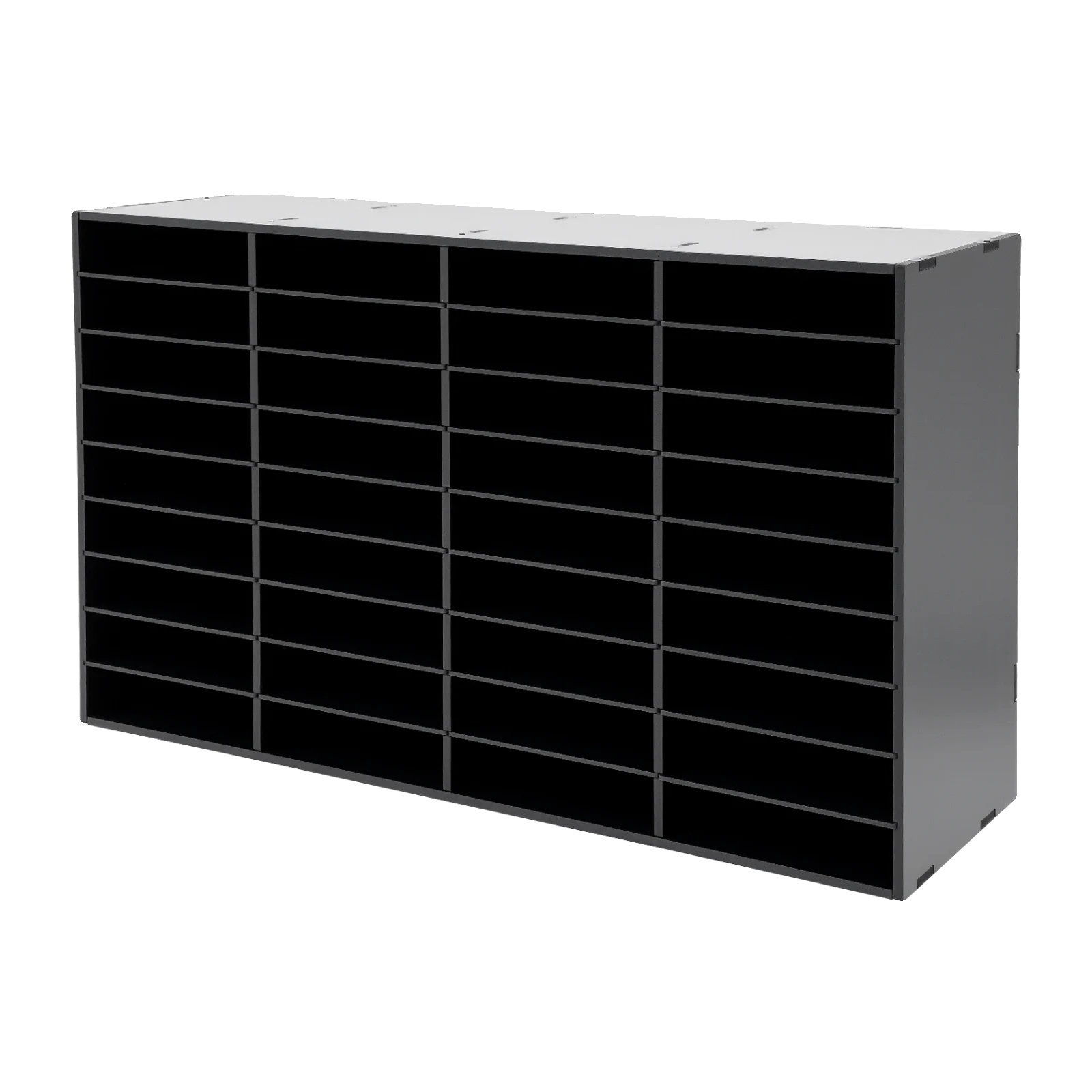 Literaturorganizer, 36 Fächer, Robuste Konstruktion, Schwarz
