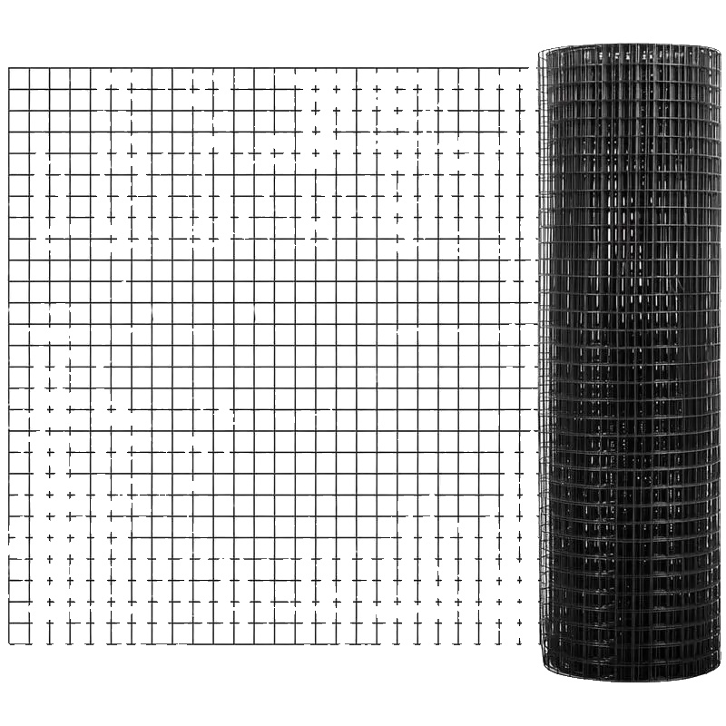 Metall-drahtgitter-spalier, Vinylbeschichtet, Verzinkter Stahl, Schwarz