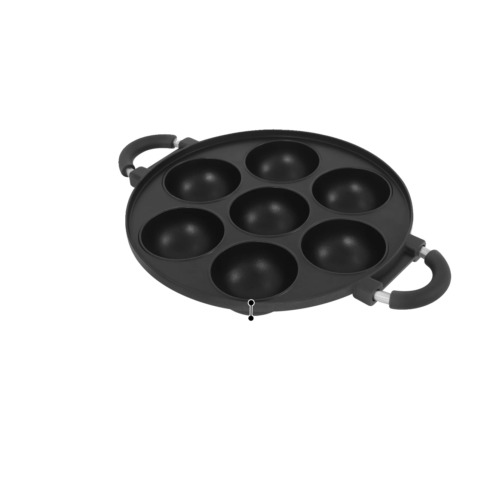 Gusseisenpfanne, 7-fächer-design, Vielseitige Backmöglichkeiten, 7