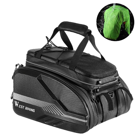 Fahrradtrunk Tasche, Wasserdicht, Große Kapazität, Hochwertiges Eva