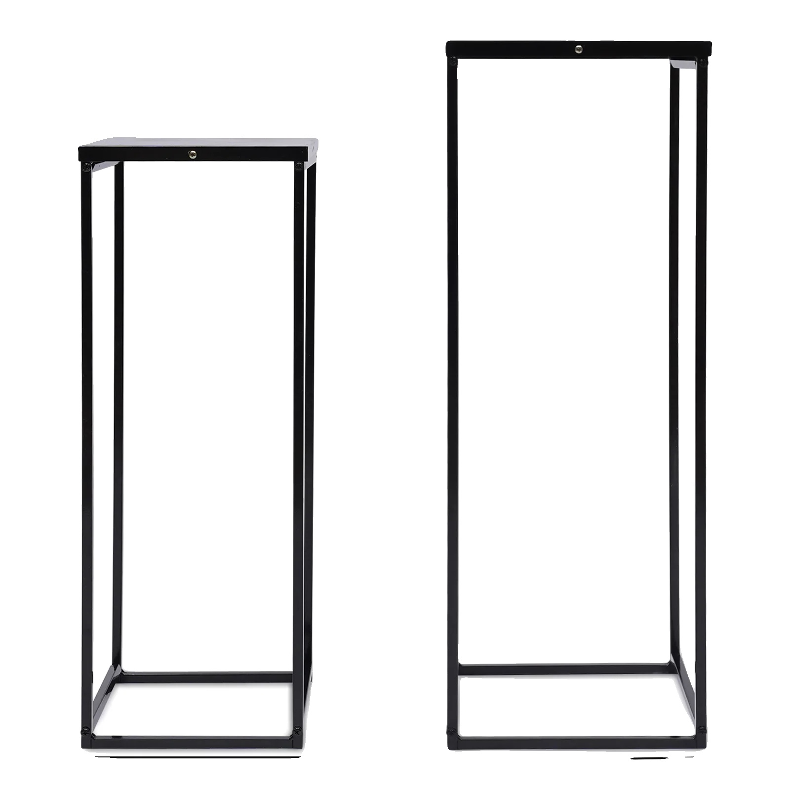 Pflanzenständer, Elegantes Metall-design, Vielseitige Präsentationsmöglichkeiten, Schwarz