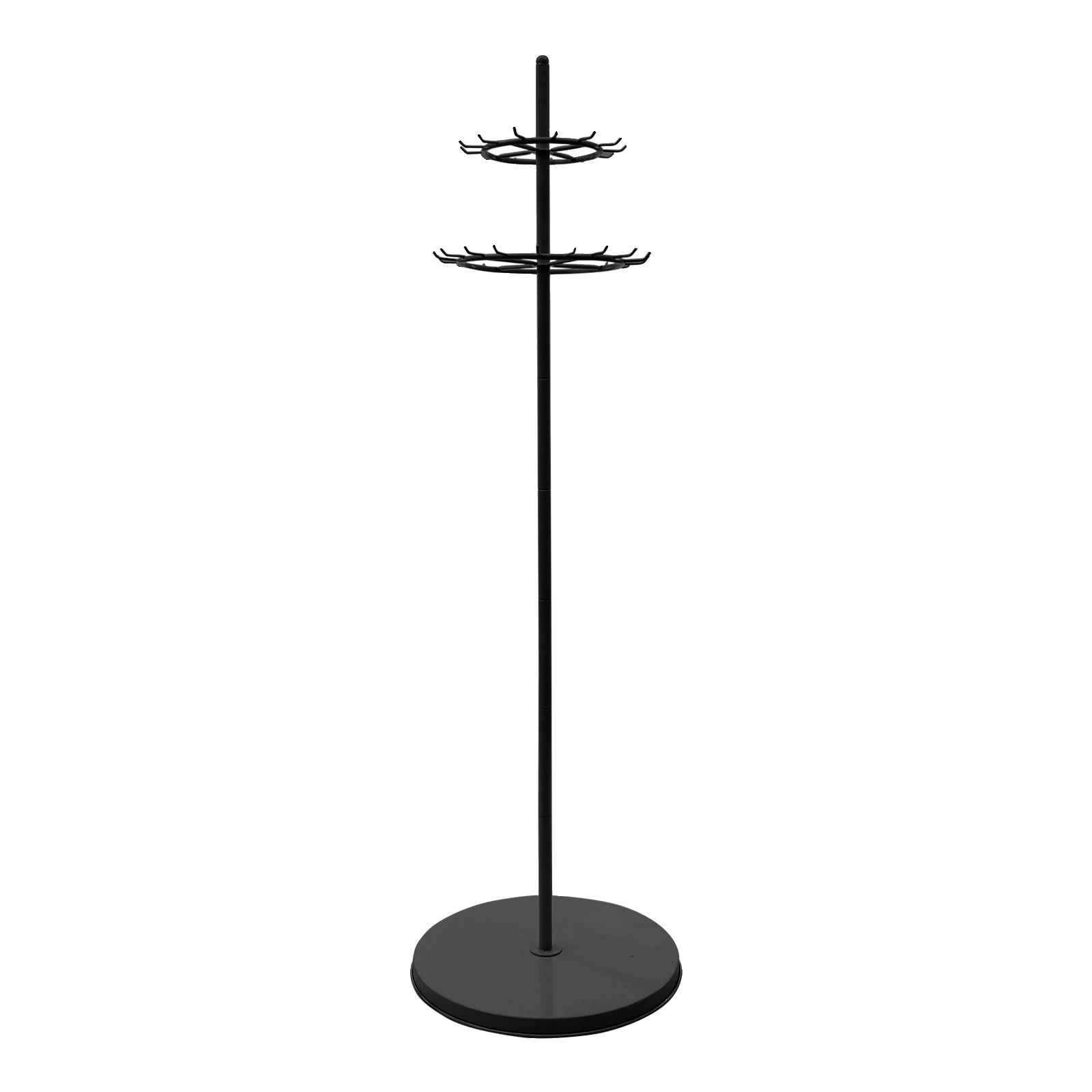 Zubehör-organizer, Hochwertiger Stahl, Zweistufiges Design, Schwarz