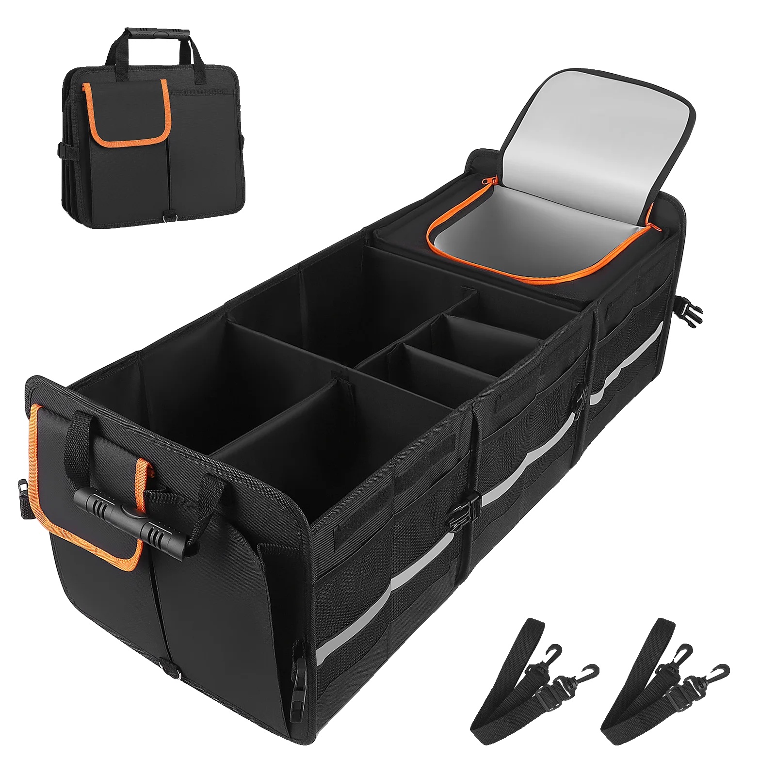 Kofferraum-organizer, Große Kapazität, Wasserdichtes Design, Schwarz