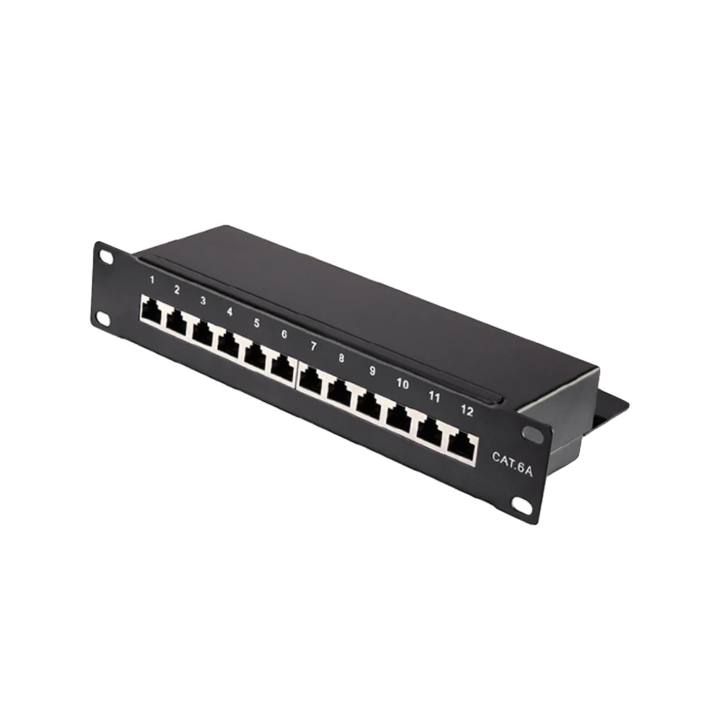 Patchpanel, Netzwerk-integrierter Kabelorganisator, 24-port, 10gbps Geschwindigkeit, 12 Port