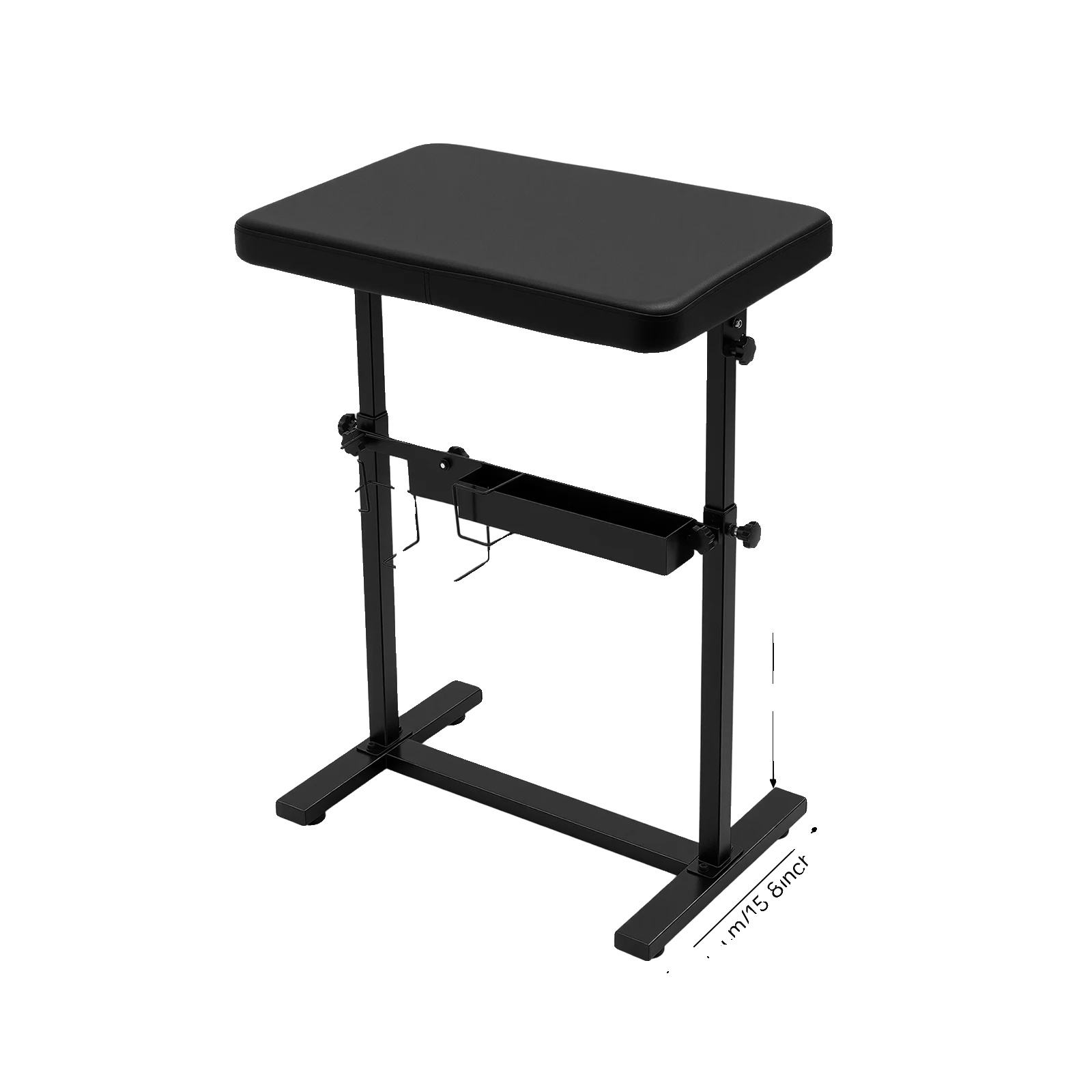 Armlehnenständer, Ergonomisches Design, Hohe Tragfähigkeit, Schwarz