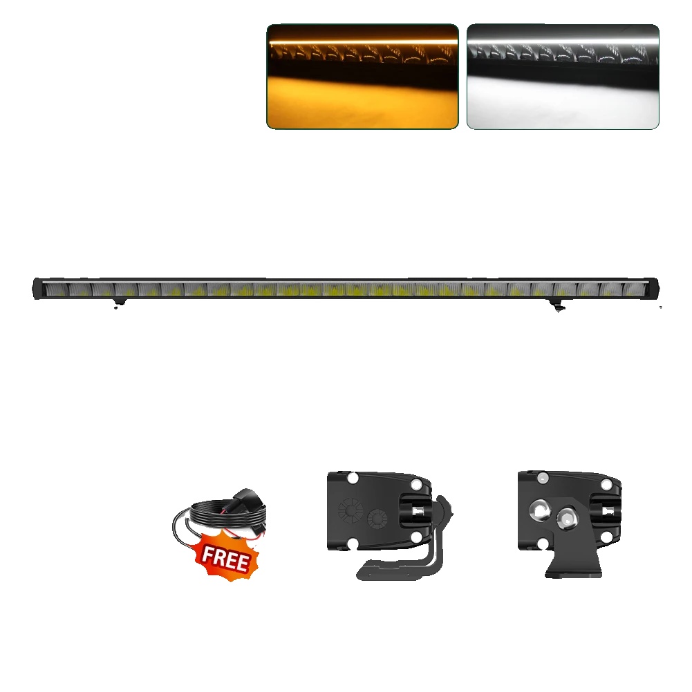 Lichtleiste, Langlebige Aluminiumkonstruktion, Vielseitige Helle Beleuchtung, 52inch Mit Draht