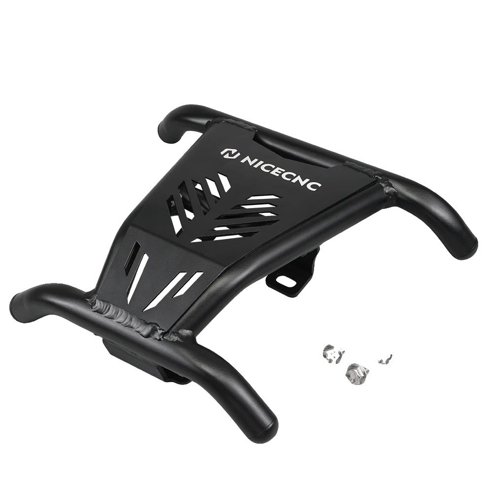 Atv Front- Und Heckstoßstange, Langlebiges Aluminium, Aggressives Design, Schwarz