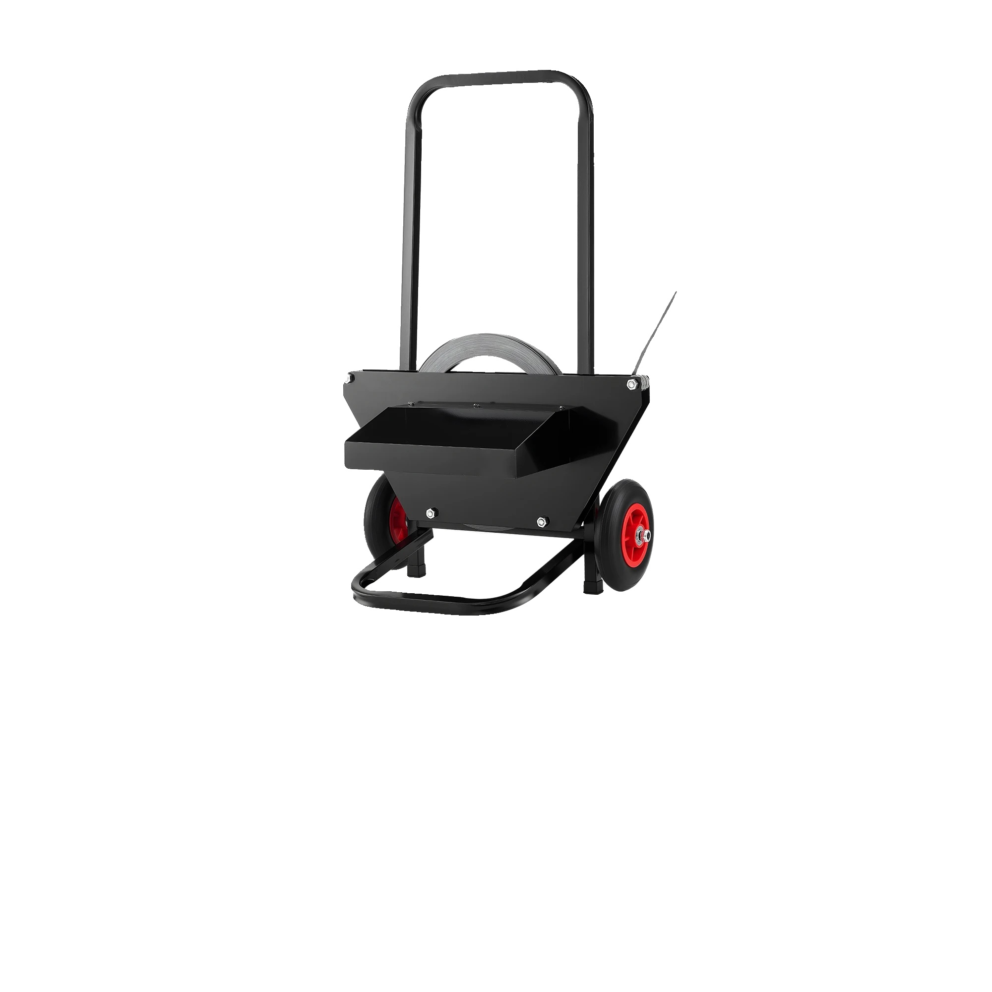 Robuste Wagen, Schwerlaststahl, Bequeme Mobilität, Schwarz