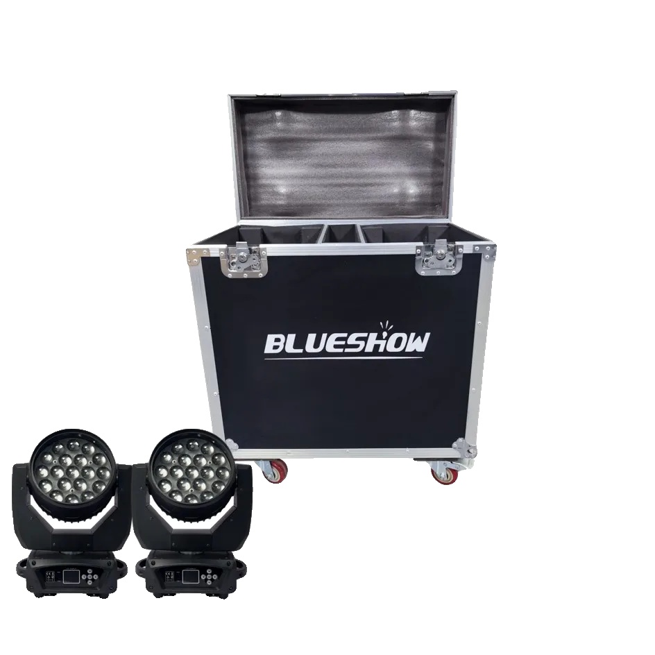 Flugcase Für Led Zoom Wash, Strapazierfähige Sperrholz, 49,8 X 39,6 X 14,5 Cm, Passend Für 2x Led Zoom Wash Lyres, Dc-stromquelle, Ce-zertifiziert