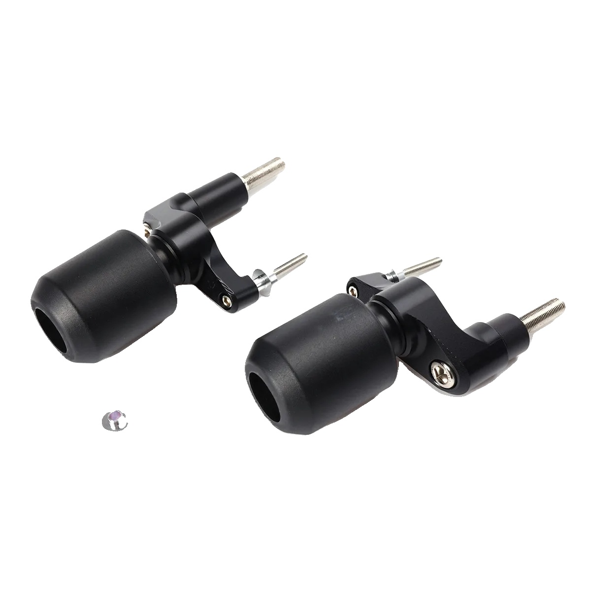 Motorradrahmen-slider, Motorenschutz, Einfache Installation, Schwarz