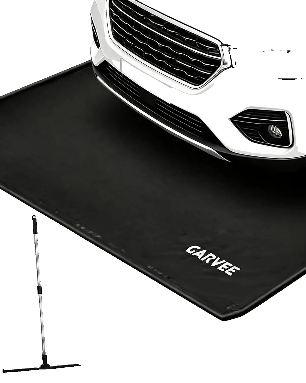 Garagenbodenmatte, Pvc-material, Abmessungen 79" X 16", Kantenhöhe 3 Cm, Strapazierfähig, Rutschfest