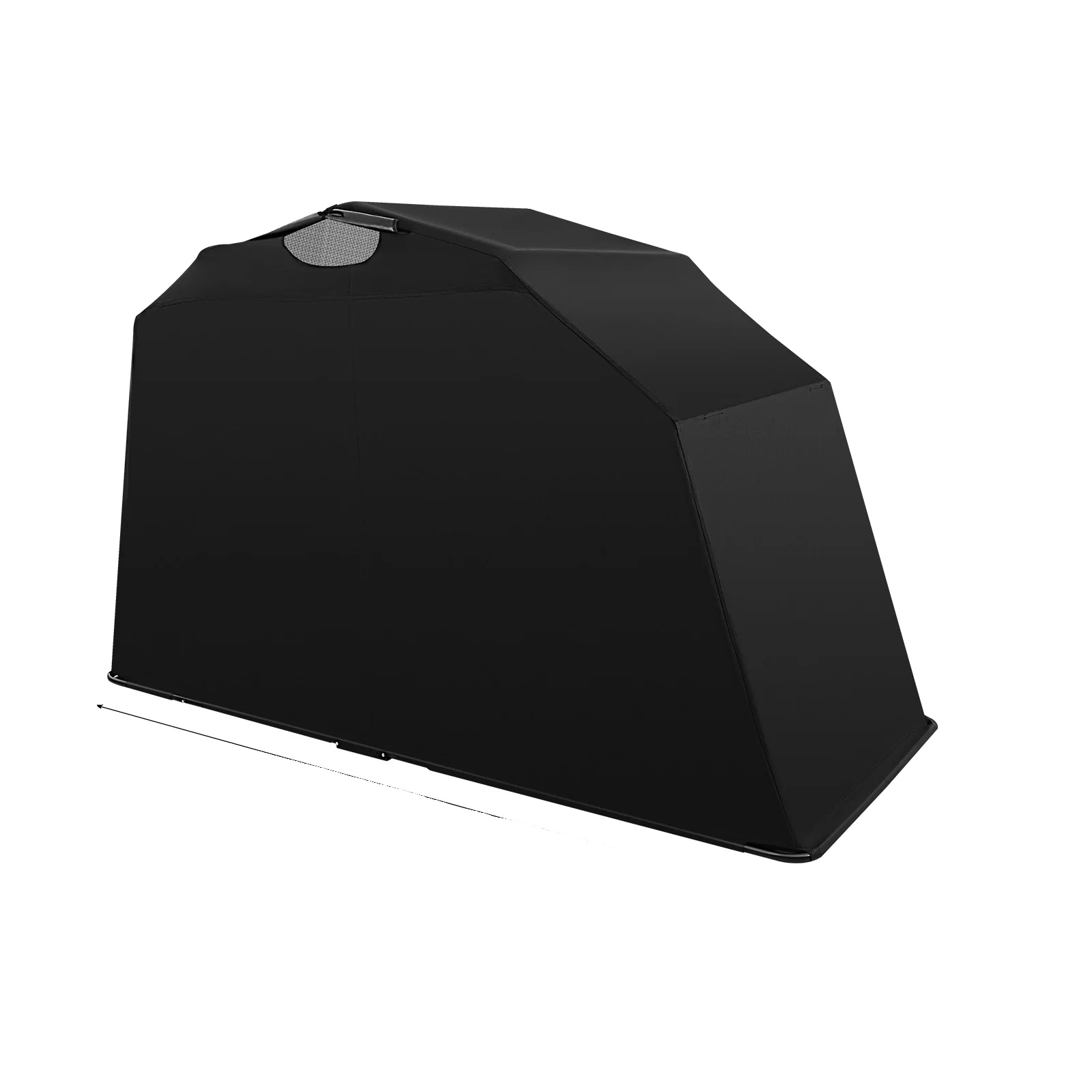 Motorradgarage Zelt, Langlebiger Wasserdichter Schutz, Freistehendes Design, Schwarz