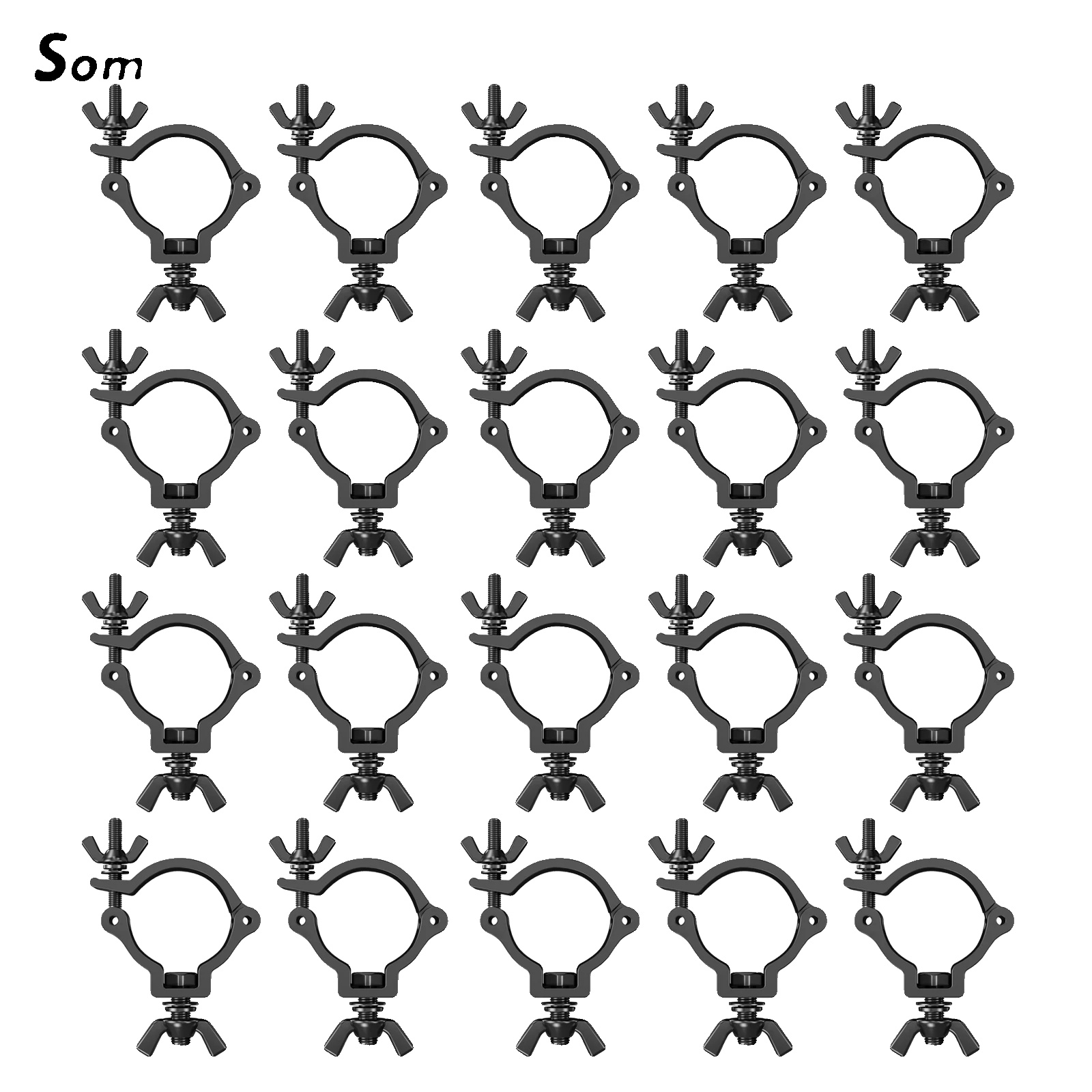 Bühnenscheinwerferhaken, Hohe Tragfähigkeit, Langlebige Aluminiumkonstruktion, 20pcs