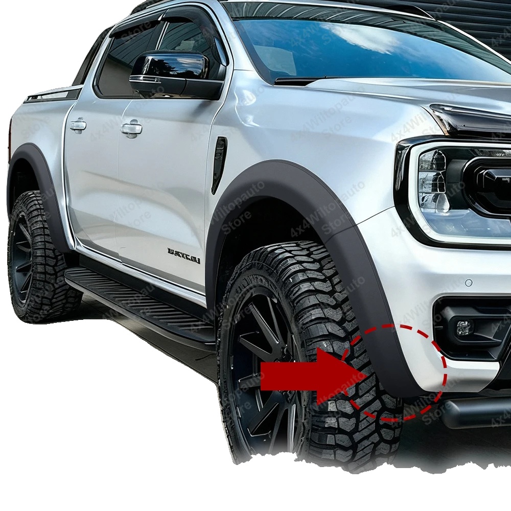 Kotflügelverbreiterungen, Langlebiger Abs-kunststoff, Passend Für Ford Ranger Wildtrak, Kein Loch