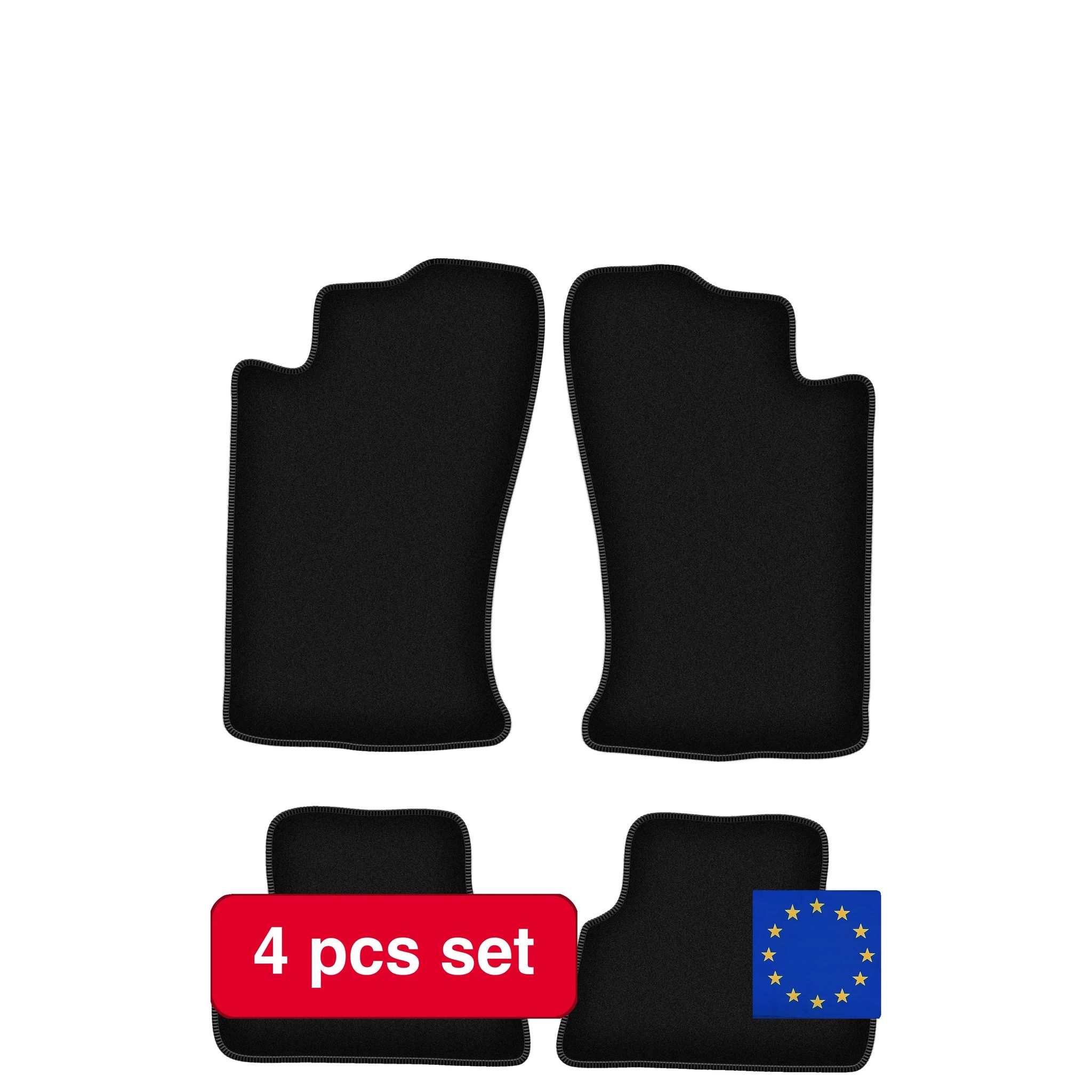 Mats & Teppiche, Leichtes Design, Grundlegender Innenschutz, Schwarz