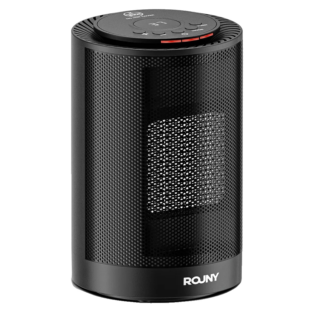 Heizlüfter, Schnelles Heizen, Oszillierende Wärmeverteilung, Schwarz, 1200w