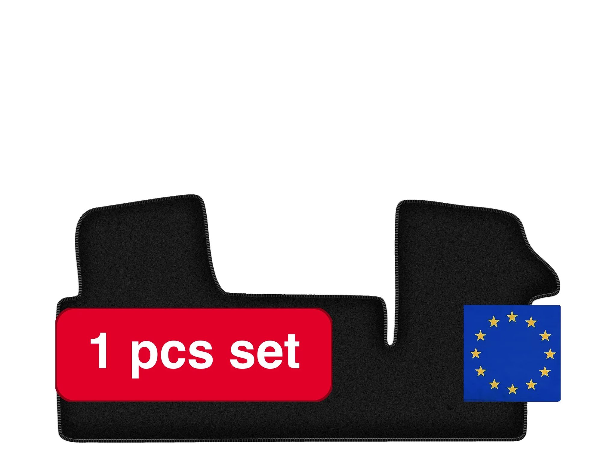 Teppiche, Grundschutz, Leichtes Design, Schwarz